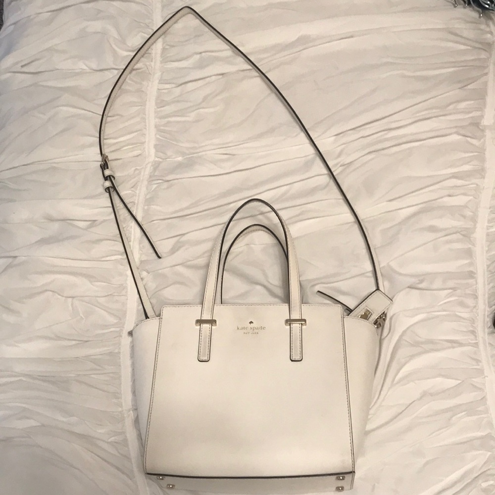 White Kate Spade purse